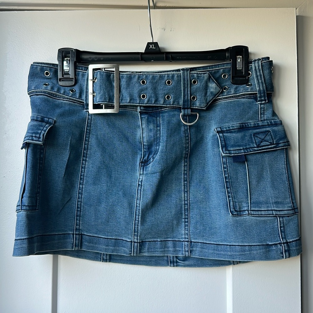 URBAN OUTFITTERS Denim Cargo Mini skirt